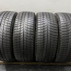 MICHELIN X-ICE 3+ 225/55R17 17インチ スタッドレス 4本 2019年製 バリ溝 audi/A4/A6 BMW/5シリーズ/X1/X2等　(TD900)クレジットカード QRコード決済可能