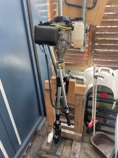 4スト　2馬力船外機　ミニボート　ゴムボートなどに