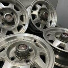 旧車ホイール TOYOTA トヨタ 純正ホイール 13インチ 4本 5J4HPCD114.3+27 当時物 希少　(VHO411)クレジットカード QRコード決済可能