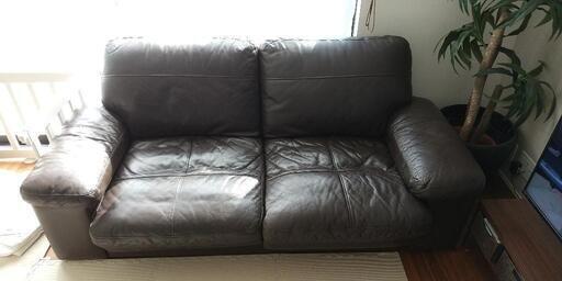 ニトリ 3人掛け 合皮ソファ