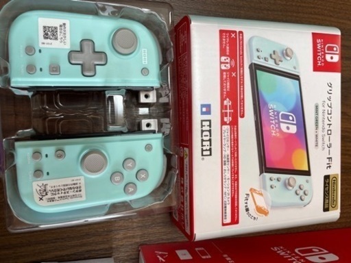 Switch有機EL ホワイト　ポケモンソフト、連写コントローラー