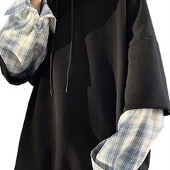 ☆美品☆袖切り替えパーカーの画像