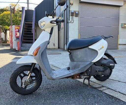 売れました。回覧ありがとうございました。☆オイル交換済み!! スズキ レッツ4 ホワイト♪