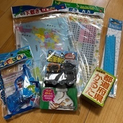【未開封品】教育文房具セット　下敷き＆水鉄砲＆鉛筆削り他