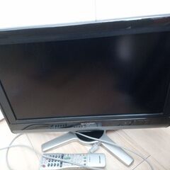 ※終了　液晶テレビ20型シャープ製　故障なし・使用感あり