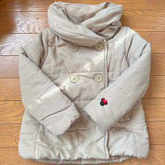 【100cm】女の子中綿コートの画像
