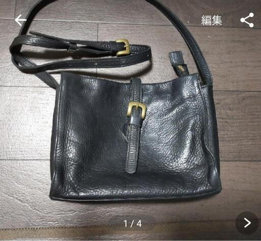 牛革ショルダーバッグ