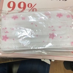 残り6箱！桜柄マスクの画像