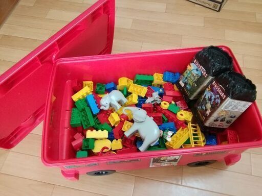 お取り引き中です　レゴブロック　消防車ケース入り　ピース約200個　再再⤵️しました