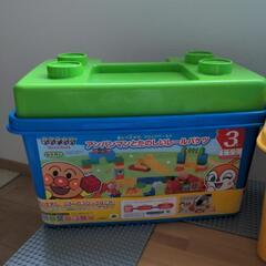 アンパンマン　ブロックラボ３セット&レゴデュプロテーブルの画像