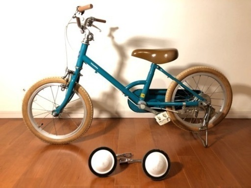 little tokyo bikeリトルトーキョーバイク　サーフブルー　自転車　16インチ　補助輪　両立スタンド