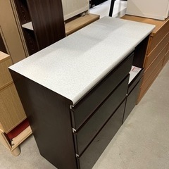大人気商品！ ニトリ キッチンカウンター アルミナ2 レンジボード 