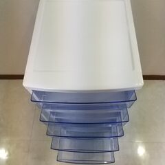 アイリス　チェスト5段　日本製　収納ケース　書類ケースの画像