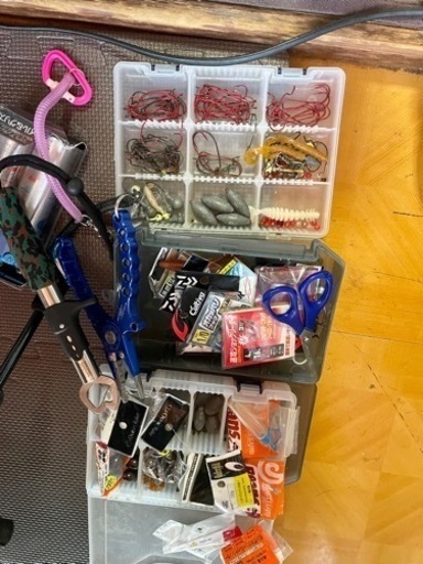 ロックフィッシュ、シーバスフィッシング用品大量