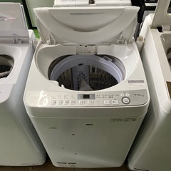 大阪送料無料★3か月保障付★洗濯機★2020年★ES-GE7D-W★IS-357 大阪送料無料☆3か月保障付き☆洗濯機☆シャープ☆7kg☆2020年☆ES