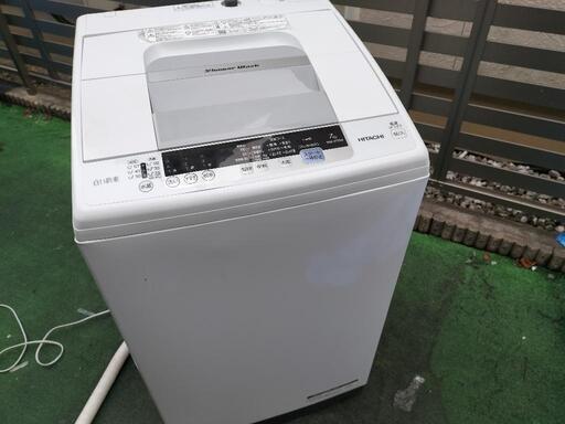 商談中 HITACHI 洗濯機 7キロ 2018年モデル