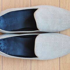 ★値下げ★BARNEYS NEW YORK スエードローファー 24.5cmの画像