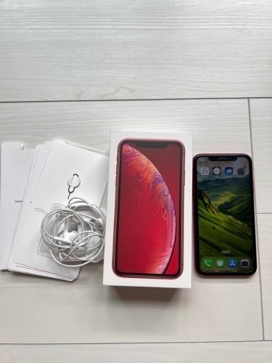 「値下げ」Apple iPhone XR 64GB RED  赤 SIMフリー