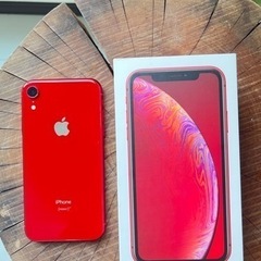 「値下げ」Apple iPhone XR 64GB RED  赤 SIMフリー