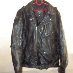 再々値下げ!!!　ライダースジャケット　牛革　XL寸　古着