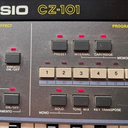 CASIO カシオ DIGITAL SYNTHESIZER デジタル ミニシンセサイザー キーボード 中古  
