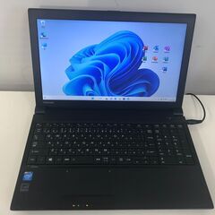 【美品】東芝ノートパソコン Win11 ★最新office2021付属 管理No9『基本送料無料』
