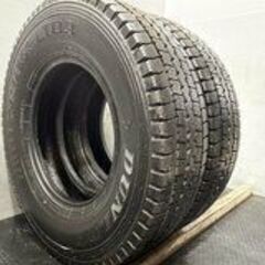 DUNLOP WINTER MAXX LT03 215/85R16 120/118L LT 16インチ ライトトラック用 スタッドレス 2本 19年製 バリ溝 ダイナ エルフ等　(TH740)クレジットカード QRコード決済可能