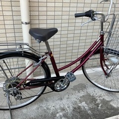 シティサイクル　自転車　ママチャリ　26型　あんしん決済