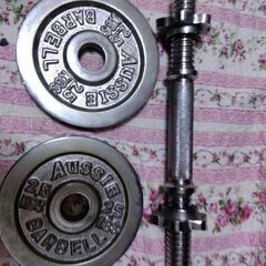クロムダンベル★7.4kg×2  AUSSIE　クロームダンベル　鉄アレイの画像