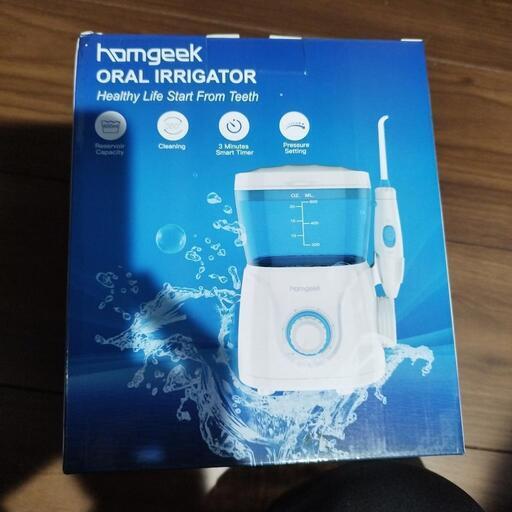 新品　homgeek 口腔洗浄器 口腔洗浄機 ジェットウォッシャー(*^^*)