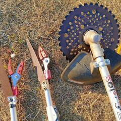 芝刈り、剪定などの器具の画像