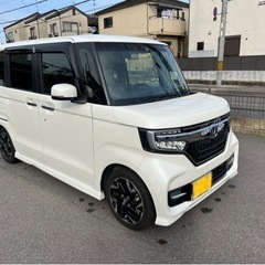 現行エヌボックスカスタム！上級グレードG-EXターボ❣️ホンダセ...