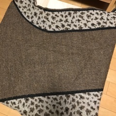 豹柄　大判ストール