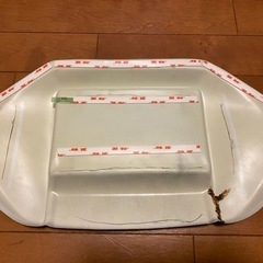 ハイエース ナビバイザー 小物置き 黒木目の画像