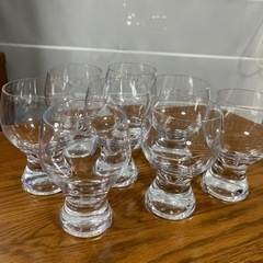 小さめのグラス８個セット☆冷酒にあう【値下げしました】の画像