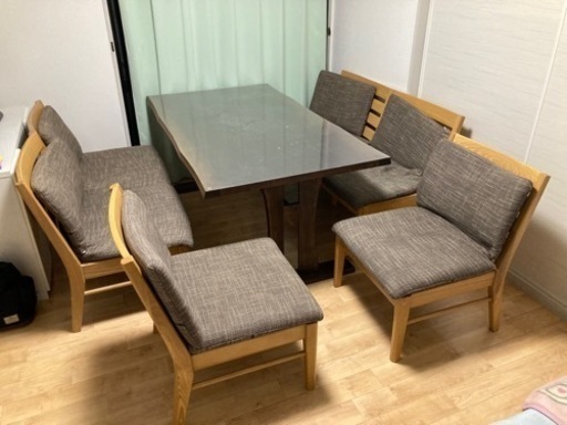 ニトリ　ダイニングテーブル＆チェアSET