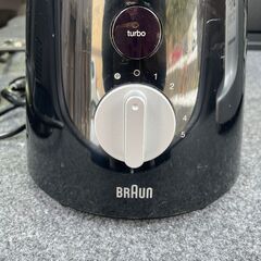 ブラウン パワーブレンド3 ブレンダー [1.25L ジューサー スムージー ミキサー 氷も砕ける 果物 野菜 操作簡単 高速回転] JB3060BK ブラックの画像