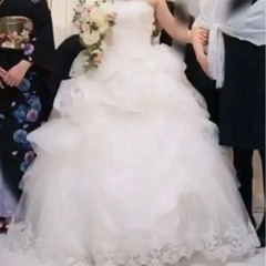 ウェディングドレス　オフホワイト　アルカンシエルの画像