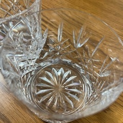カットグラス２個セットの画像