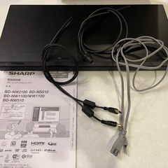 【直接取引のみ】2018年製 SHARP AQUOS ブルーレイ BD-NW510の画像