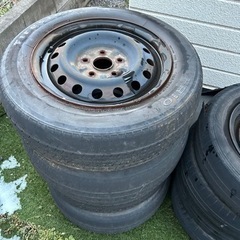 鉄チンタイヤ　15インチ