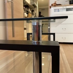 ローテーブル　ガラスの画像