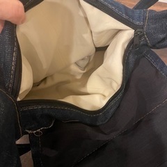 デニムカバン　肩ひも付の画像