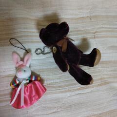 美品 ぬいぐるみポーチ、ストラップ、ぬいぐるみ色々の画像