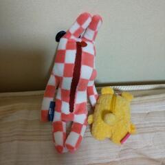  美品 ぬいぐるみポーチ、ストラップ、ぬいぐるみ色々の画像