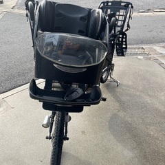 子供乗せ電動自転車　ブリヂストン　３人乗り