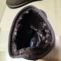 JENNI  ムートンブーツ  ブラウン 24.0㌢の画像