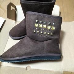 JENNI  ムートンブーツ  ブラウン 24.0㌢の画像