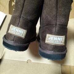 JENNI  ムートンブーツ  ブラウン 24.0㌢の画像