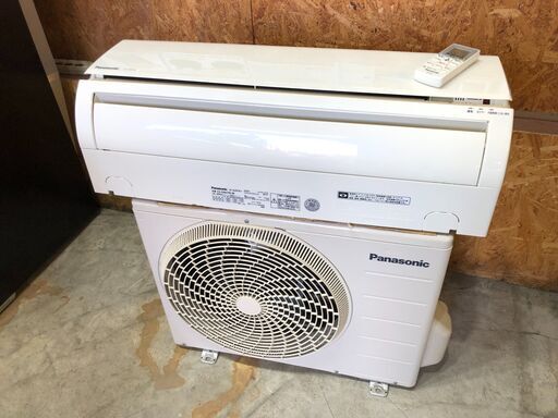 【動作保証あり】Panasonic 2016年 2.2kw 6畳用 冷暖房ルームエアコン CS-226CFR 【管理KR341】